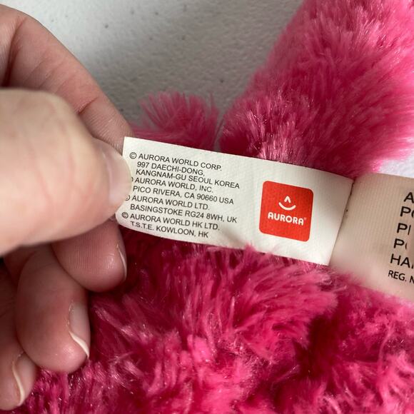 Aurora Girlz Nation Pink Stingray Plush Metallic Stuffed Sea Life Like 2015 Toy - Picture 9 of 14